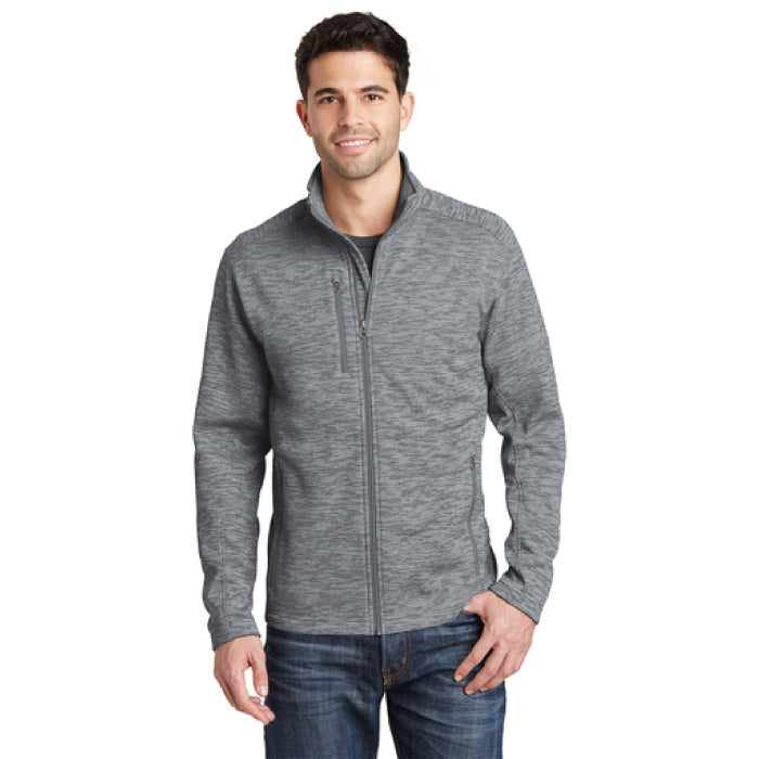 F231 Port Authority® Digi Stripe Fleece Jacket