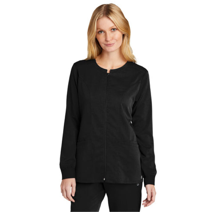 WW4088 Wink™ Women’s Premiere Flex™ Full-Zip Scrub Jacket