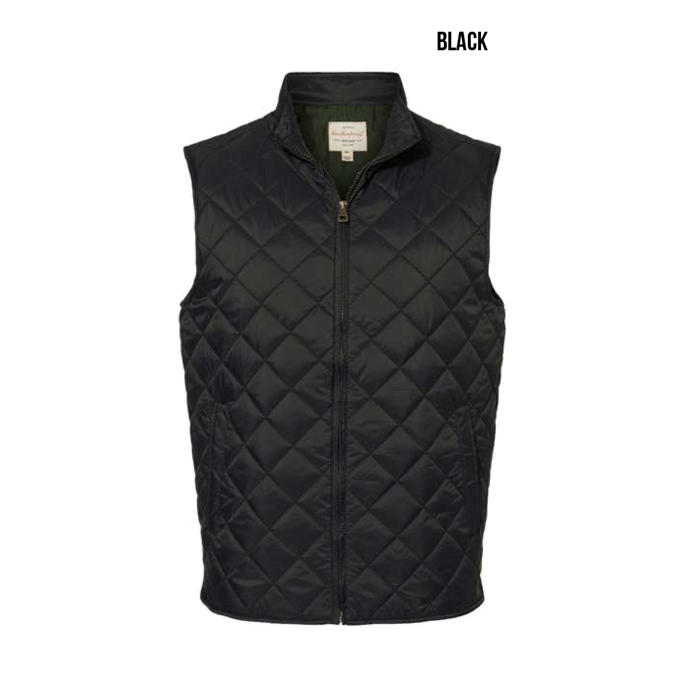 207359 Vintage Diamond Quilted Vest
