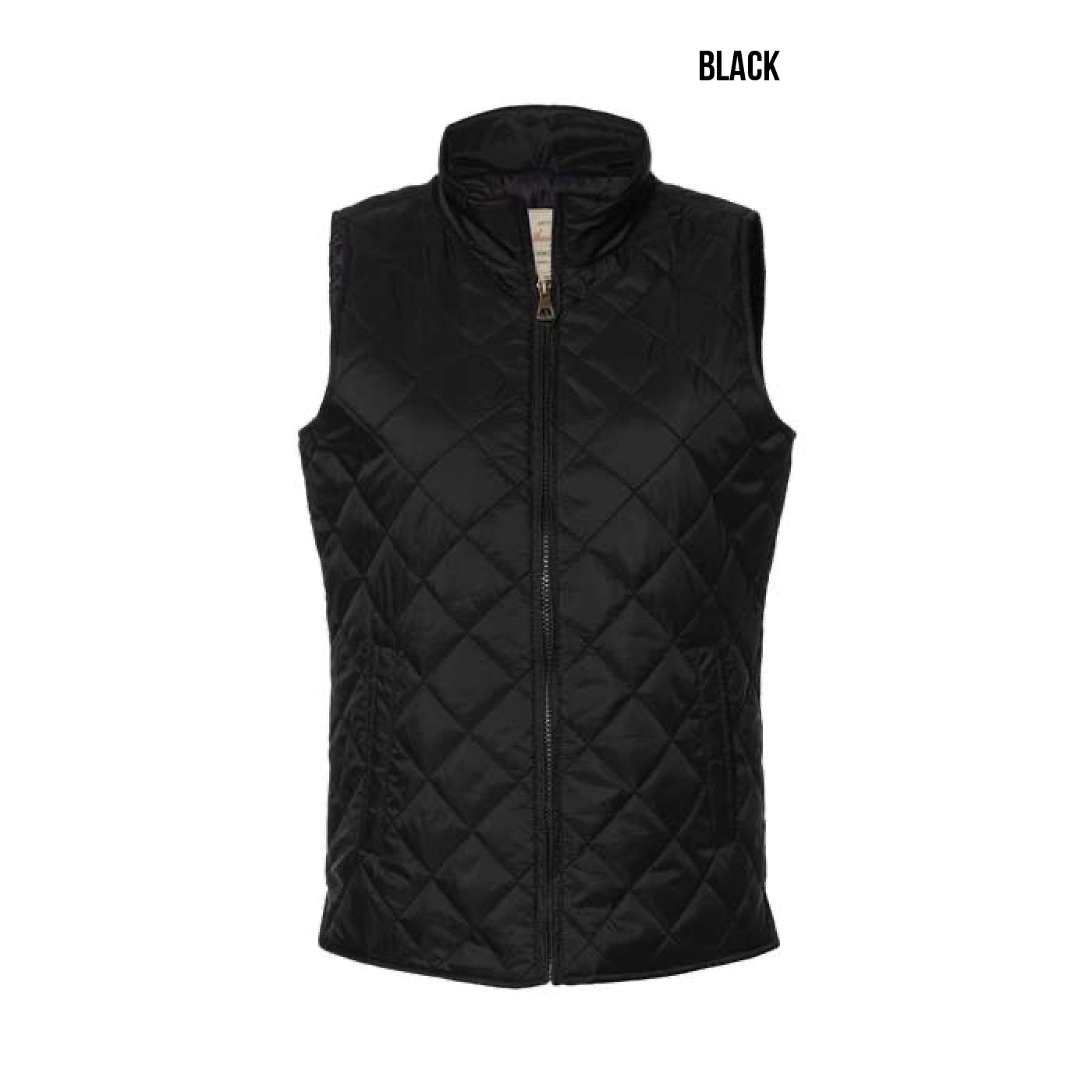 207359W Women's Vintage Diamond Quilted Vest