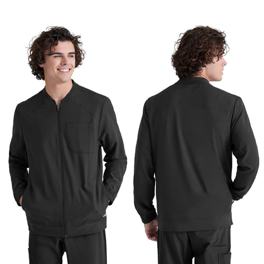 GSSW887 Men's Three-Pocket Banded Collar Cycle Jacket